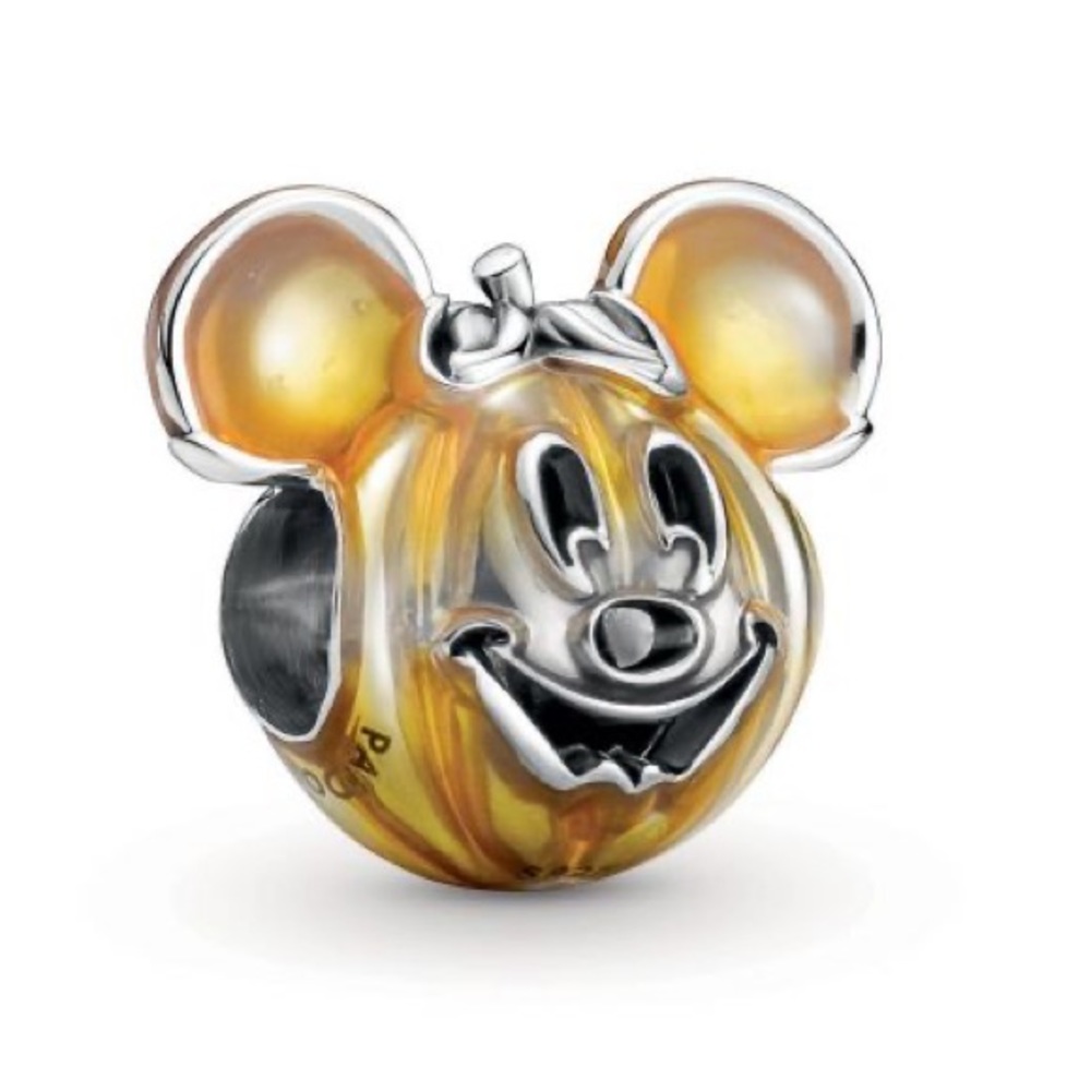 New - Authentic Pandora - Pandora, Disney - Mickey Mouse Pumpkin Charm
